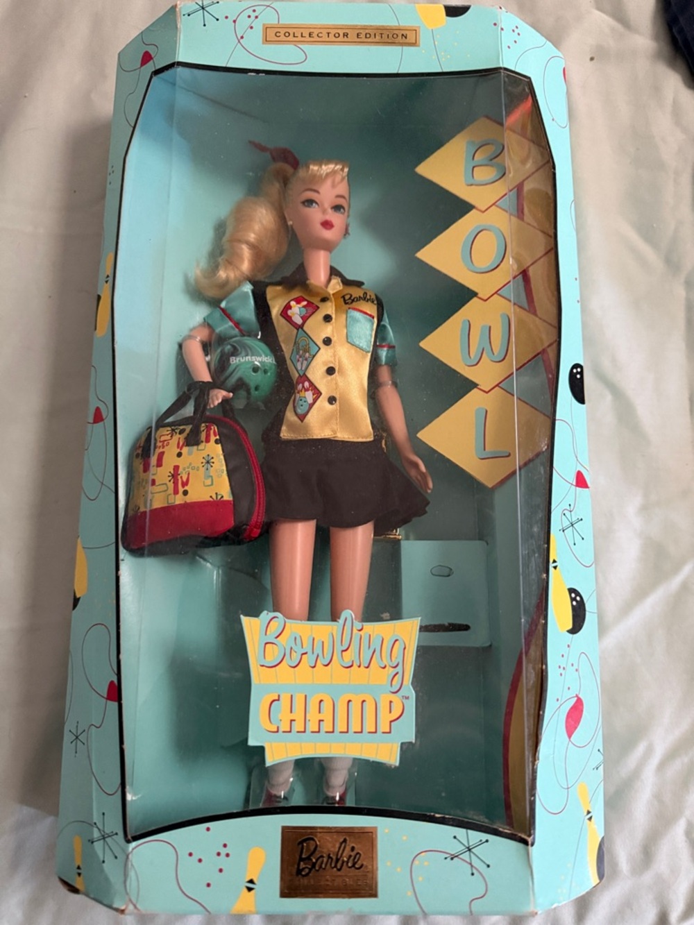 Barbie Bowling Champ Doll - Teal, Yellow, Black